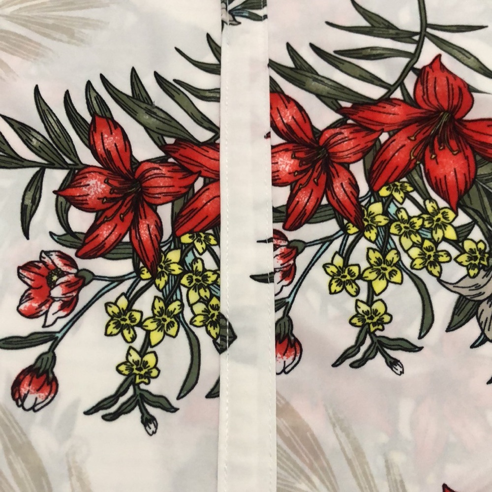 Lily Morgan Sleeveless Floral Top Women’s Size L - Picture 2 of 10